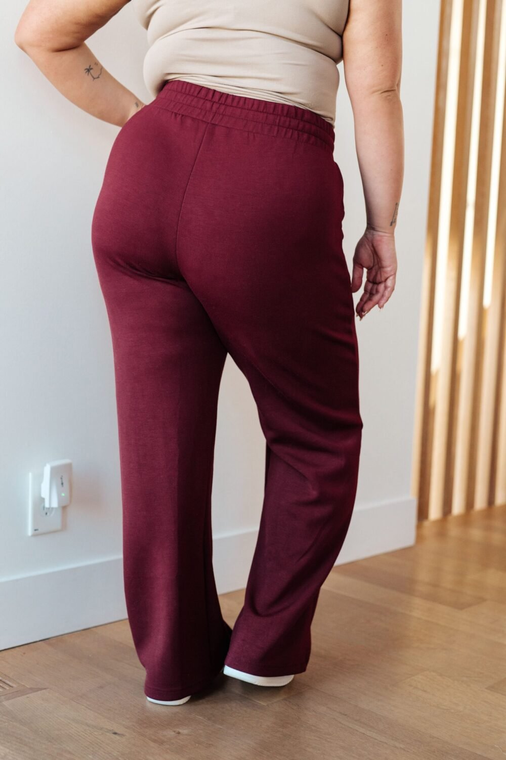 Snuggle Weather Pullover Pants in Wine - Image 10