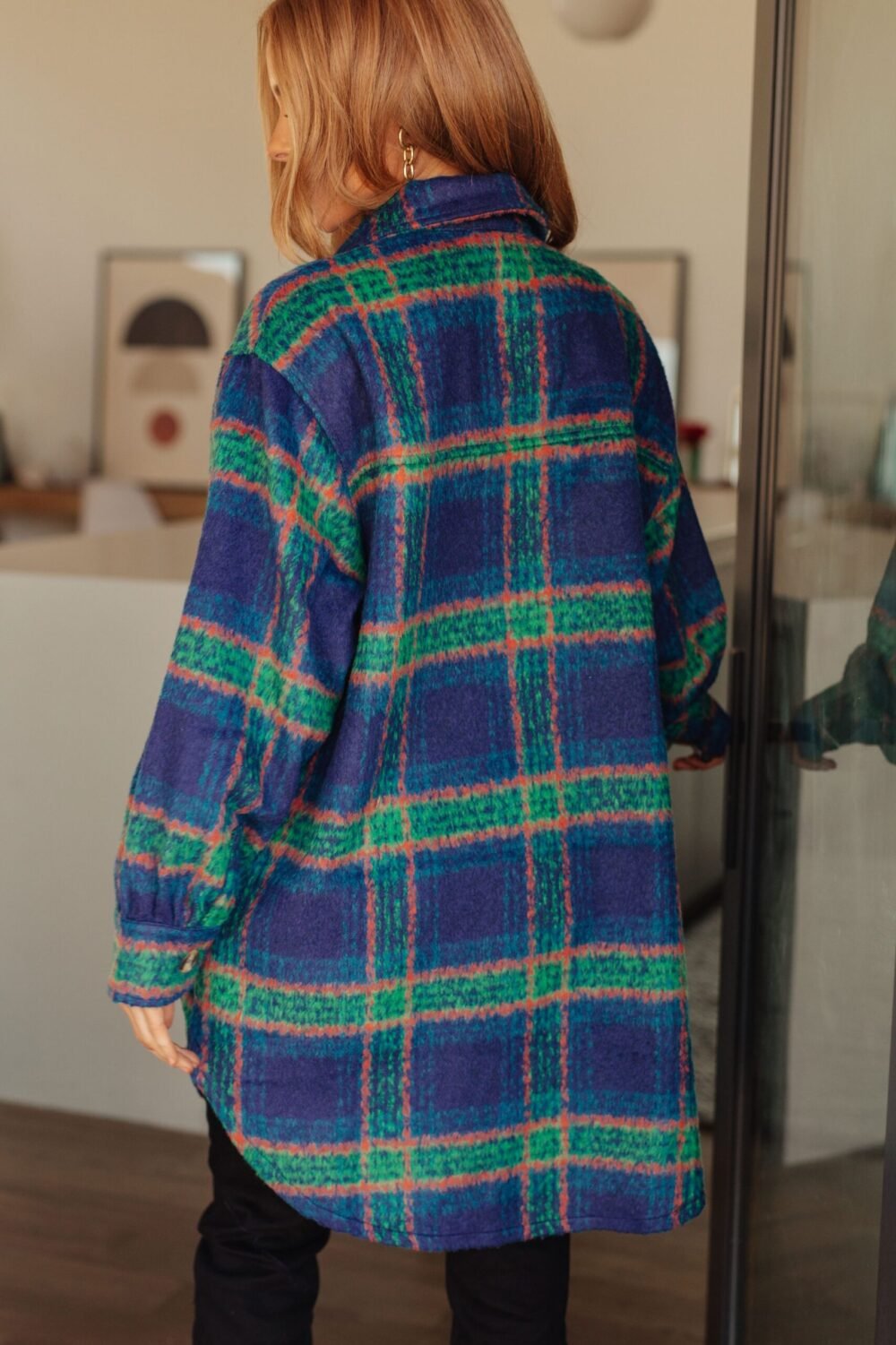 January Chill Plaid Coat - Image 9