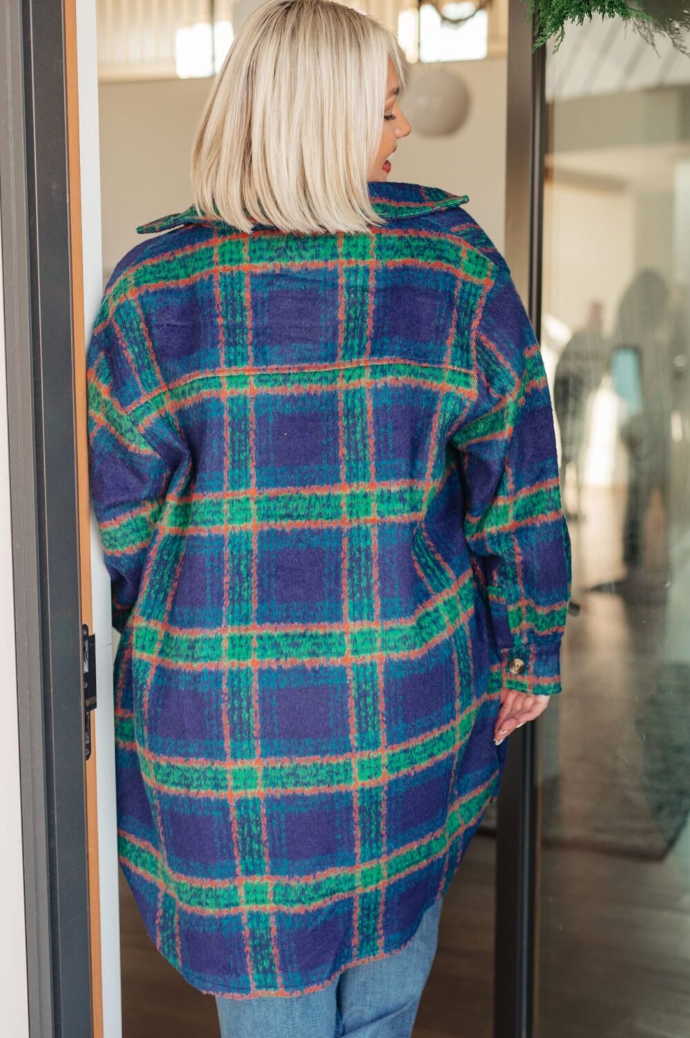 January Chill Plaid Coat - Image 10